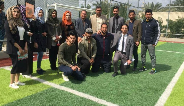 قسم التربية البدنية وعلوم الرياضة في كلية المستقبل الجامعة يطلقون حملة لمنع التدخين