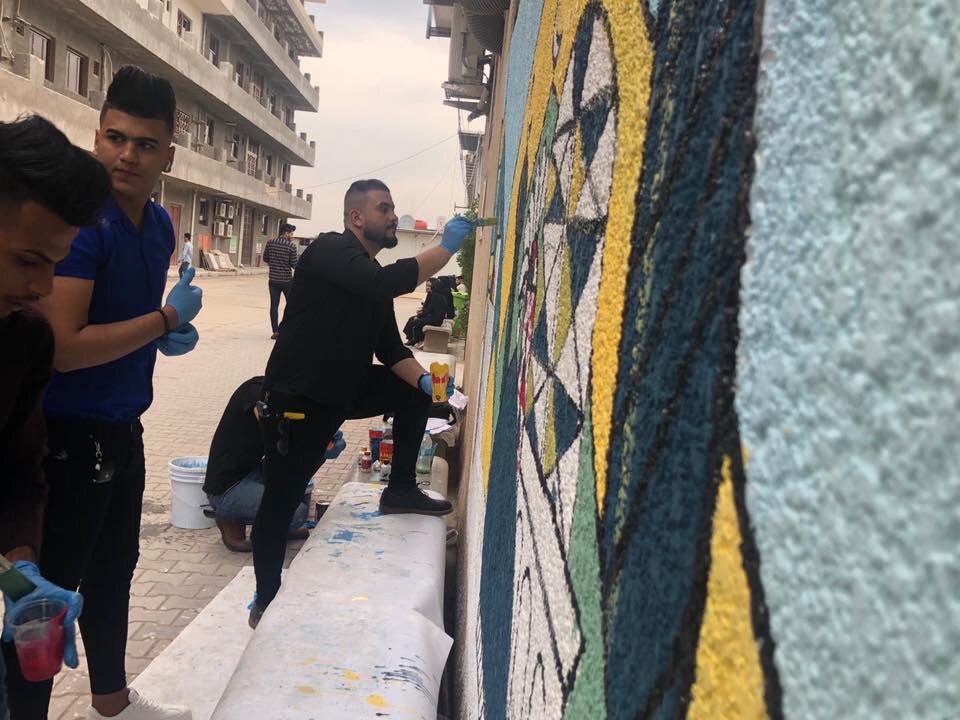 مساهمة طلابية بروح بغدادية لطلبة قسم هندسة التكييف والتبريد