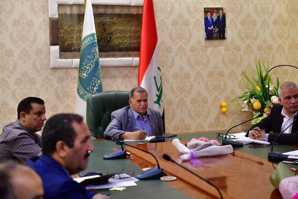 اجتماع موسع للكادر المتقدم لكلية المستقبل الجامعة.