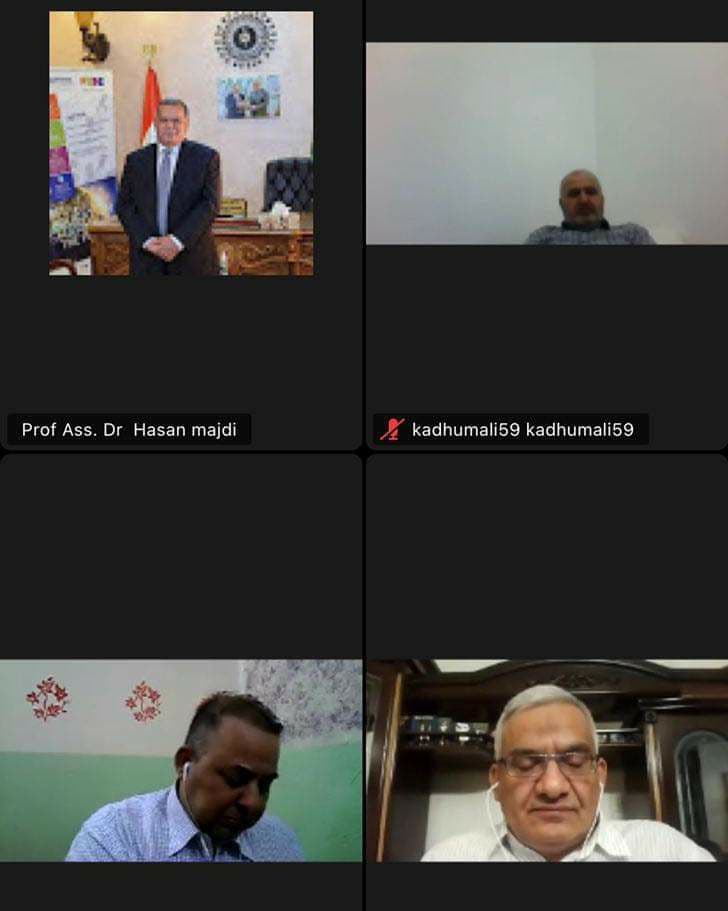 كلية المستقبل الجامعة تنظم اجتماع مع كلية الخوارزمي في جامعة بغداد ..