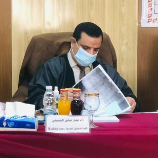 شارك الاستاذ الدكتور عمار عباس الحسيني في لجنة مناقشة ماجستير في كلية القانون بجامعة بابل