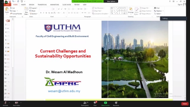 كلية المستقبل الجامعة تعقد المحاضرة الدولية الثانية في التنمية المستدامة