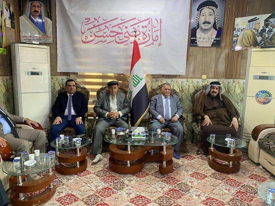 السيد عميد كلية المستقبل الجامعة الاستاذ  المساعد الدكتور حسن شاكر مجدي  في ضيافة   إمارة بني حسن