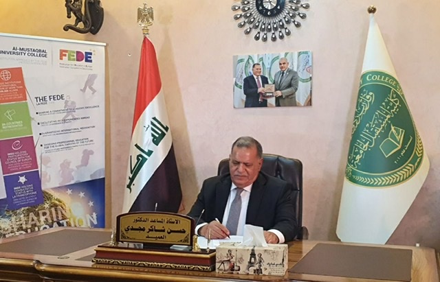 السيد عميد كلية المستقبل الجامعة يساهم في نشر بحوث علمية في مجلات عالمية مصنفة سكوباس وبالاشتراك مع الاستاذ المساعد الدكتور ازهر محسن عبد والتدريسي ليث حبيب من الجامعة التكنولوجية