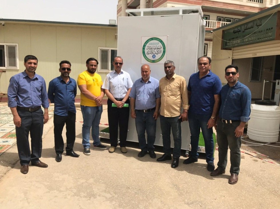 مناقشة مشاريع تخرج قسم هندسة تقنيات التكييف والتبربد