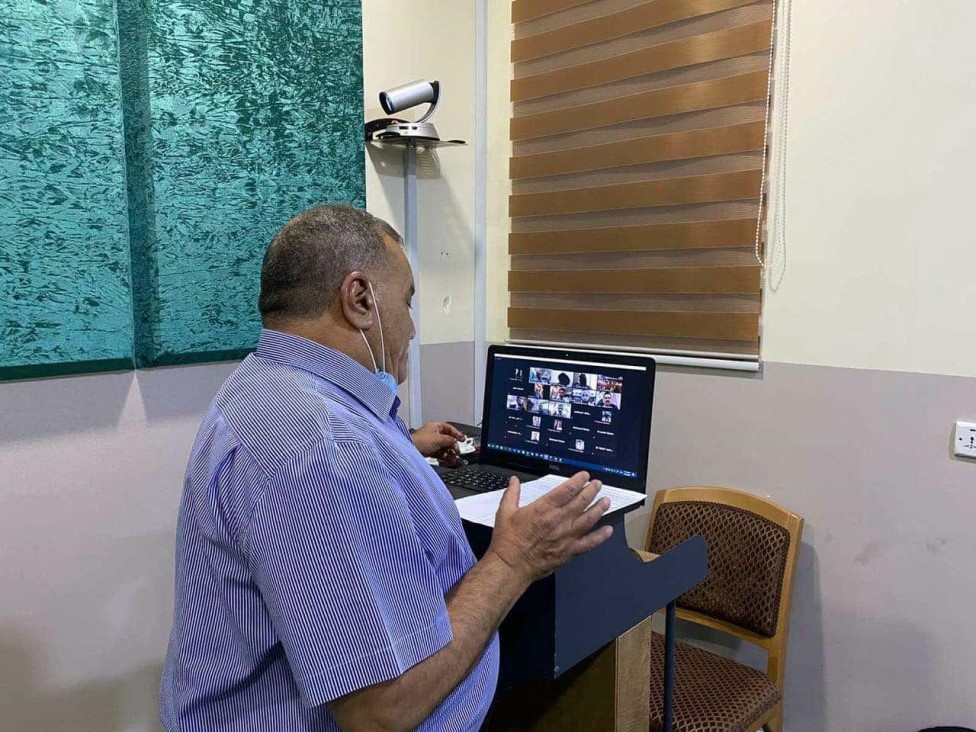 معالي السيد وزير التعليم العالي والبحث العلمي الاستاذ الدكتور نبيل كاظم عبد الصاحب  يتفقد سيرالامتحانات النهائية لطلبة كلية المستقبل الجامعة