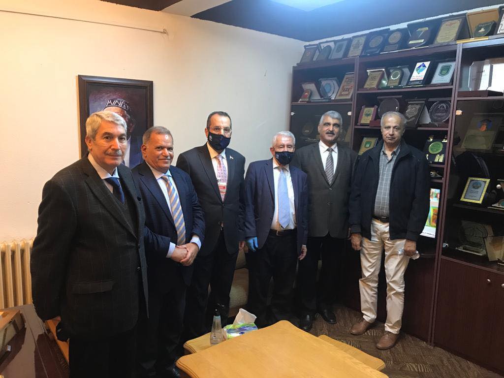 زيارة السيد عميد كلية المستقبل الجامعة الى الملحقية الثقافية في عمان 