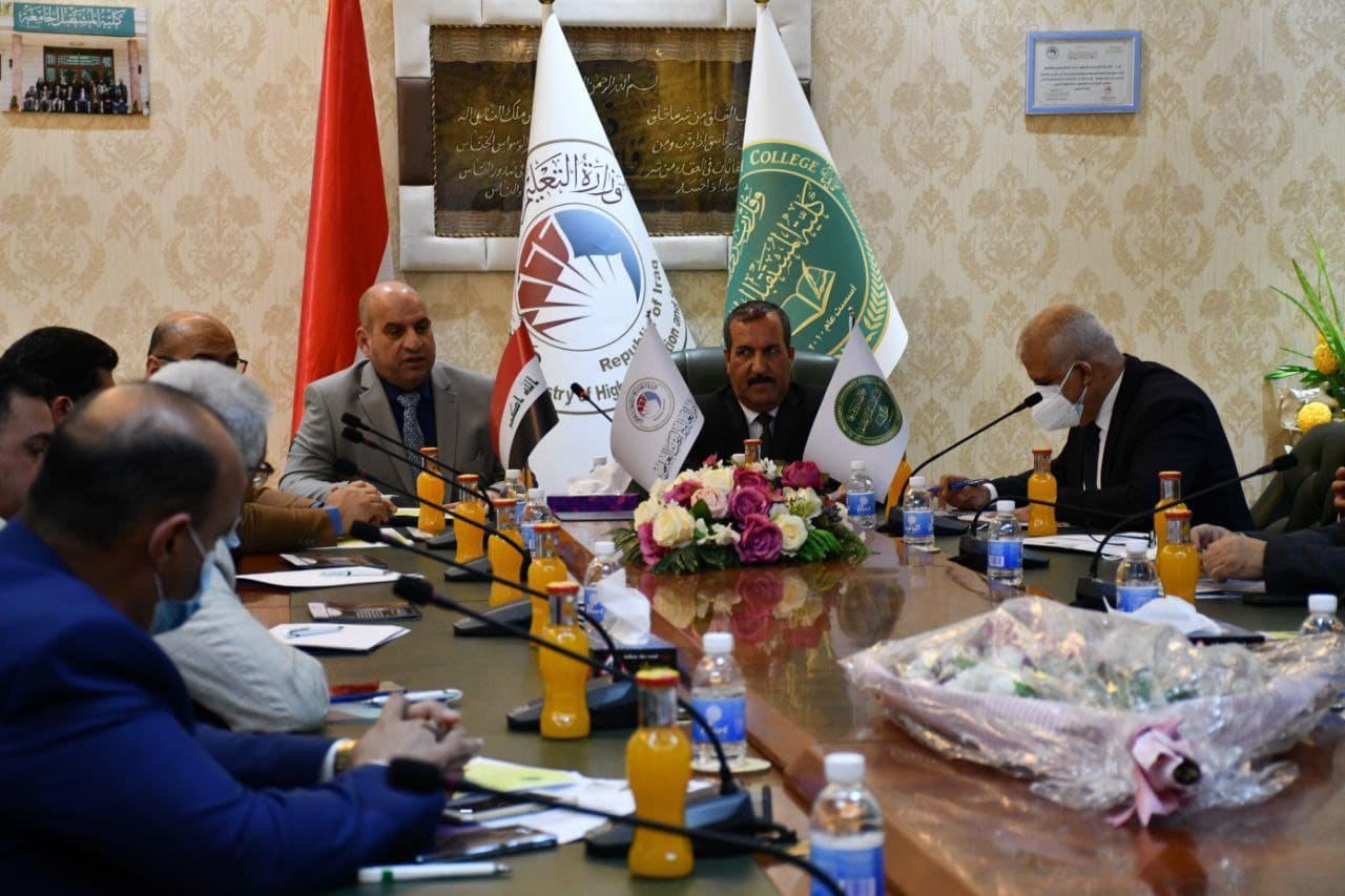 زيارة وفد من جامعة الفرات الاوسط الى كلية المستقبل الجامعة 