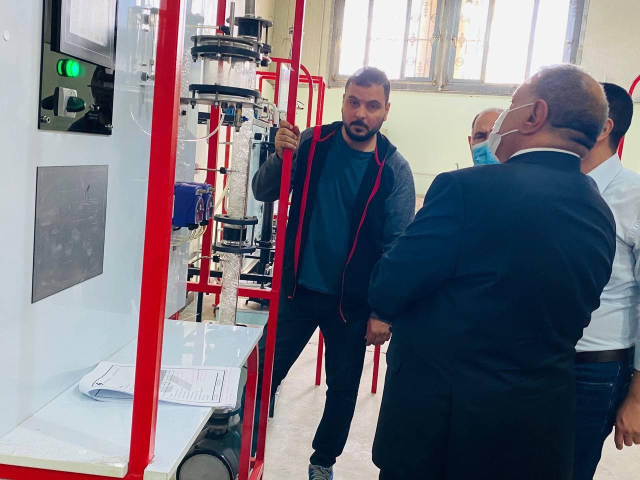 افتتاح مختبر الوحدات الصناعية في قسم الهندسة الكيمياوية و الصناعات النفطية في كلية المستقبل الجامعة