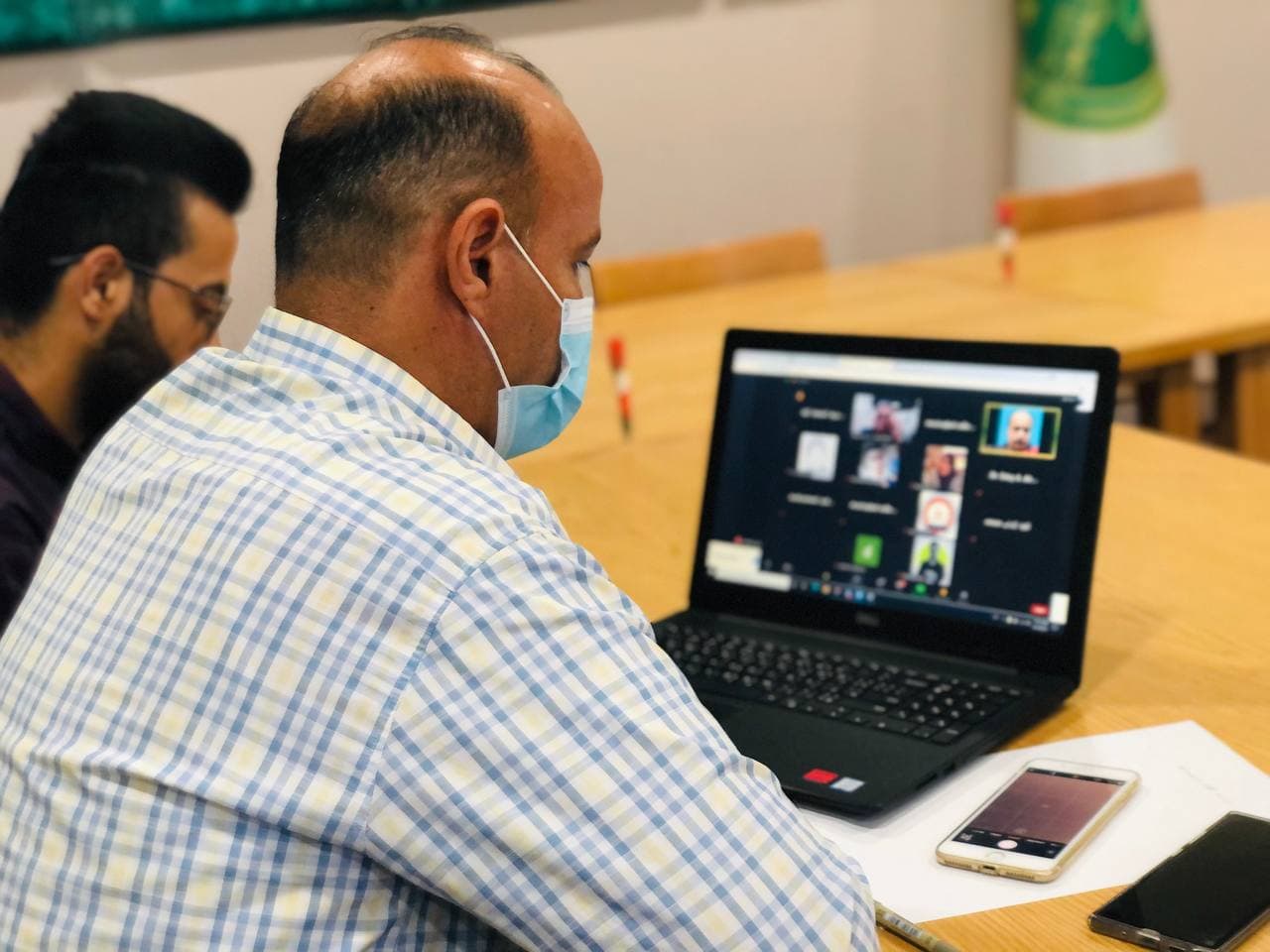 زيارة وفد من وزارة التعليم العالي والبحث العلمي ألكترونيا الى كلية المستقبل الجامعة 