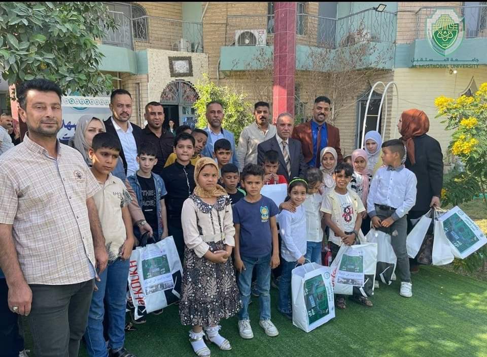 نظم قسم الاعلام في كلية الاداب والعلوم الانسانية بجامعة المستقبل زيارة الى مؤسسة البيت العراقي للايتام في بابل