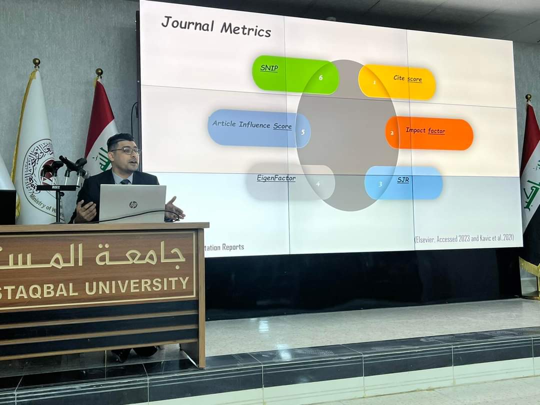 أقام قسم الهندسة الكيمياوية والصناعات النفطية  ندوة علمية بعنوان : اسلوب النشر الجيد في المجلات  العالمية المحكمة