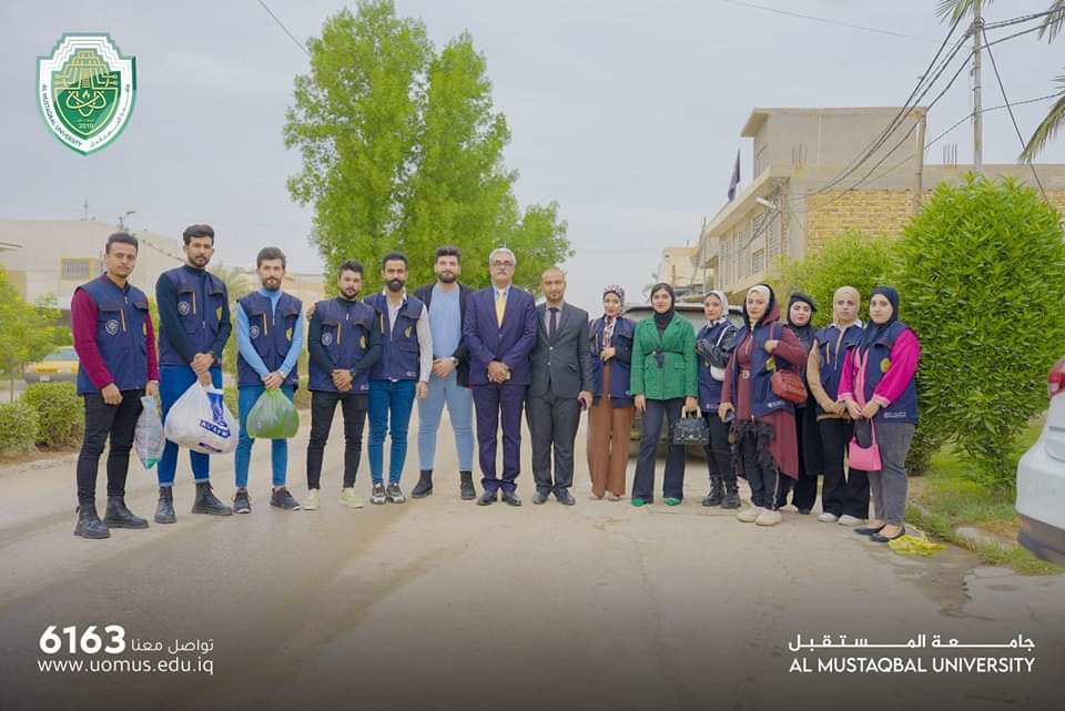 اقام قسم اللغة الانكليزية حملة تبرع طوعية لمؤسسة اليتيم الخيرية/فرع بابل