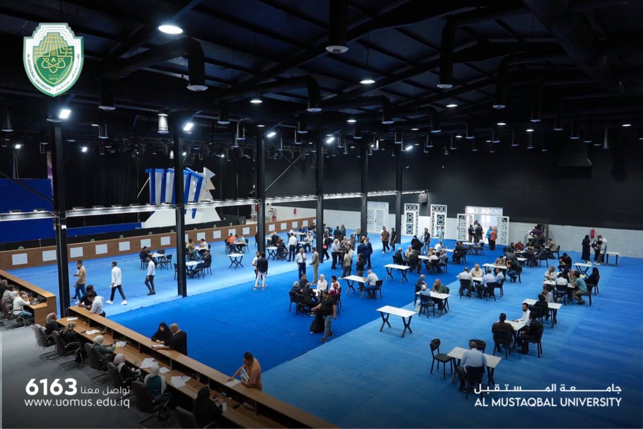 استمرار توافد طلبتنا الأعزاء من خريجي السادس الإعدادي وذويهم الراغبين في التقديم على أقسام وكليات جامعة المستقبل إلى قسم التسجيل في الجامعة