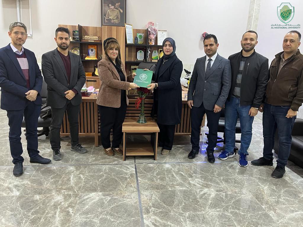 كلية طب الأسنان توقع أتفاقية تعاون مشترك مع كلية طب الأسنان جامعة القادسية..