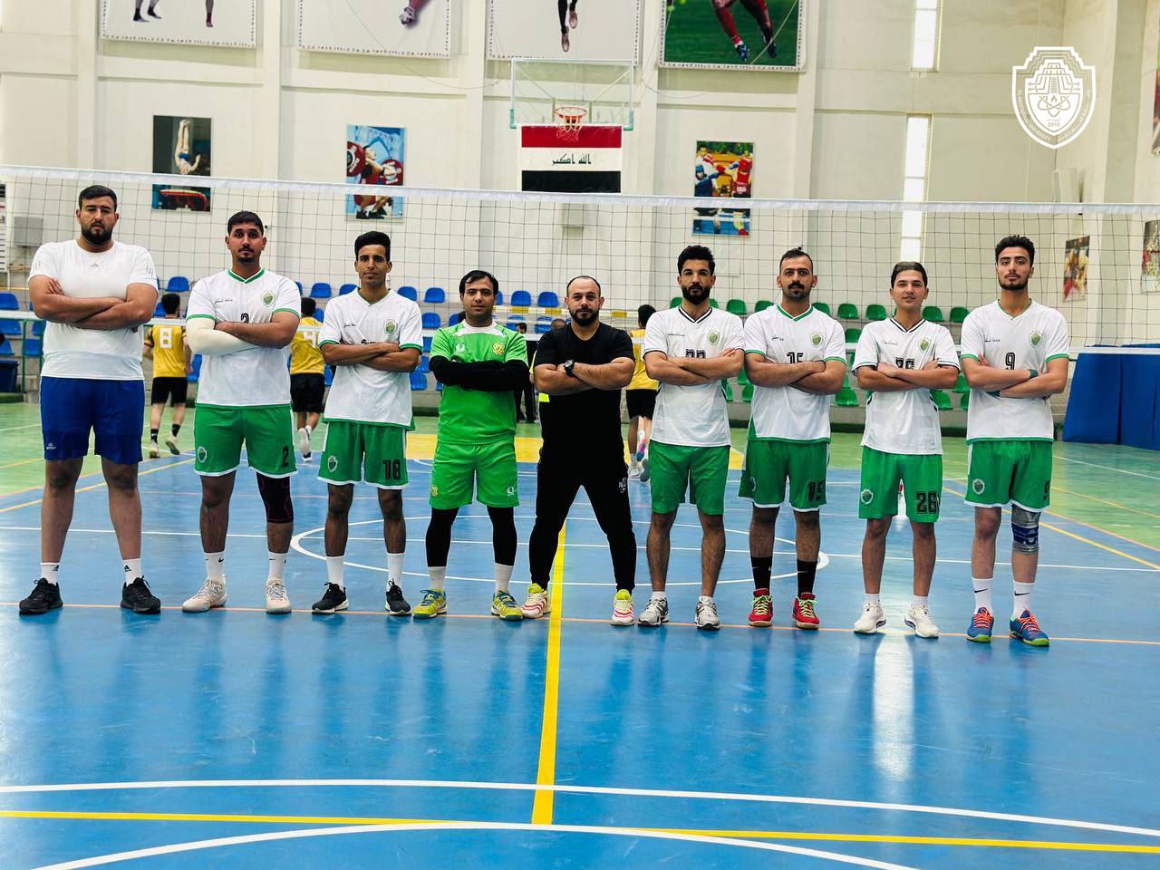 فريق جامعة المستقبل للطائرة يحقق فوزًا مستحقًا في بطولة الجامعات العراقية