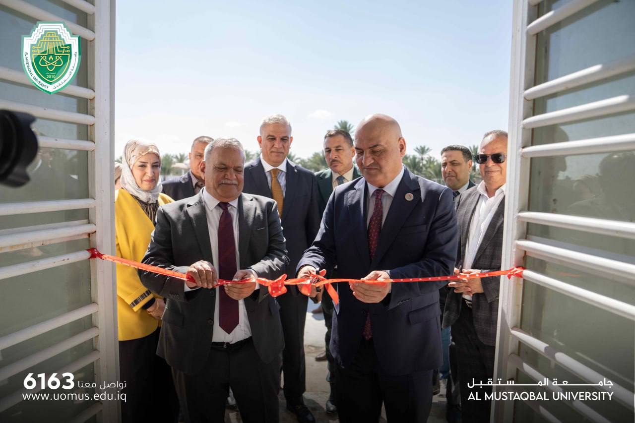 وكيل وزارة التعليم العالي لشؤون البحث العلمي يفتتح مزرعة الفطر خلال زيارة إلى جامعة المستقبل 