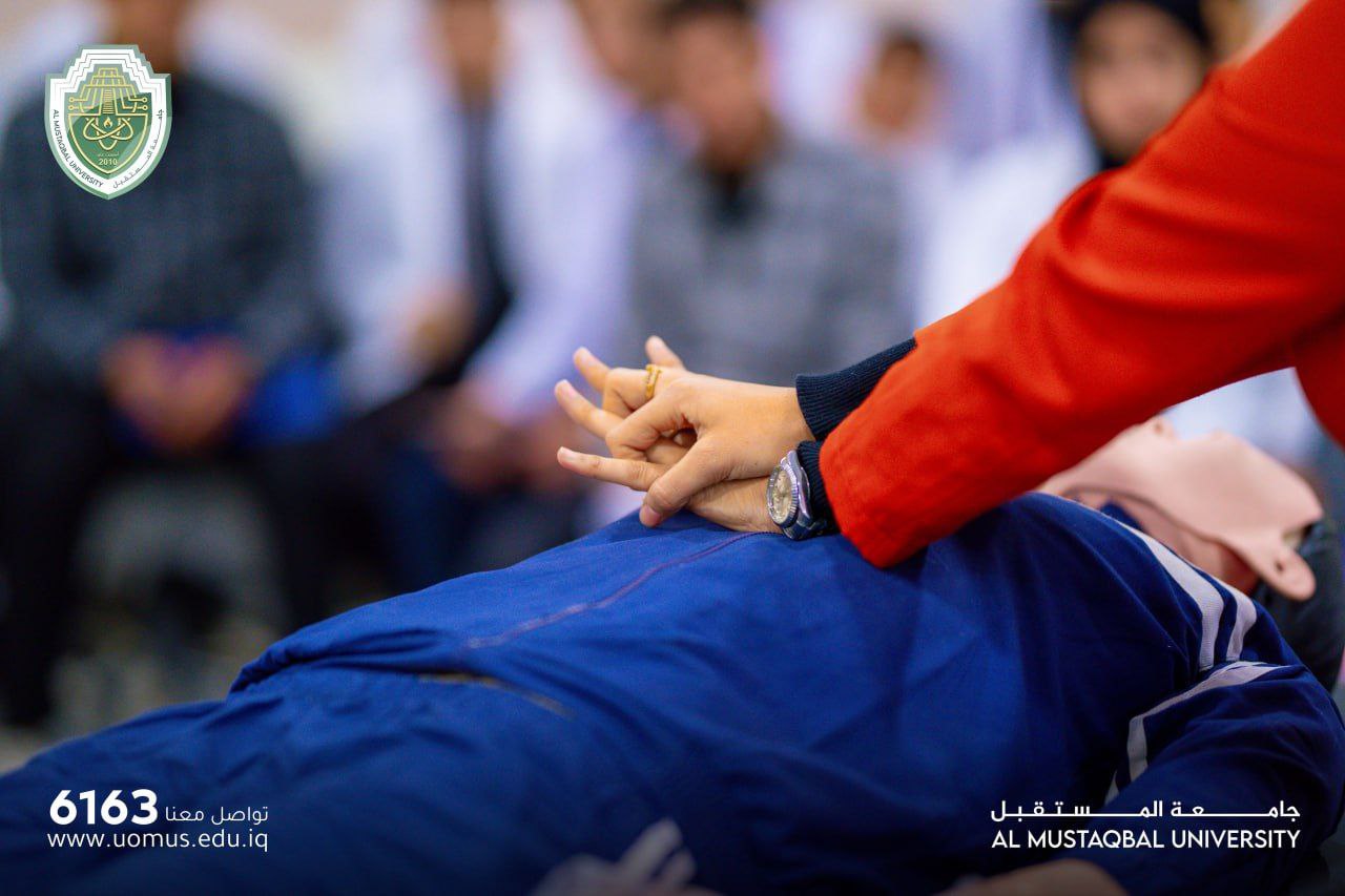 نظم قسم تقنيات التخدير في كلية التقنيات الصحية والطبية ورشة تعليمية بعنوان "انعاش القلب الرئوي"