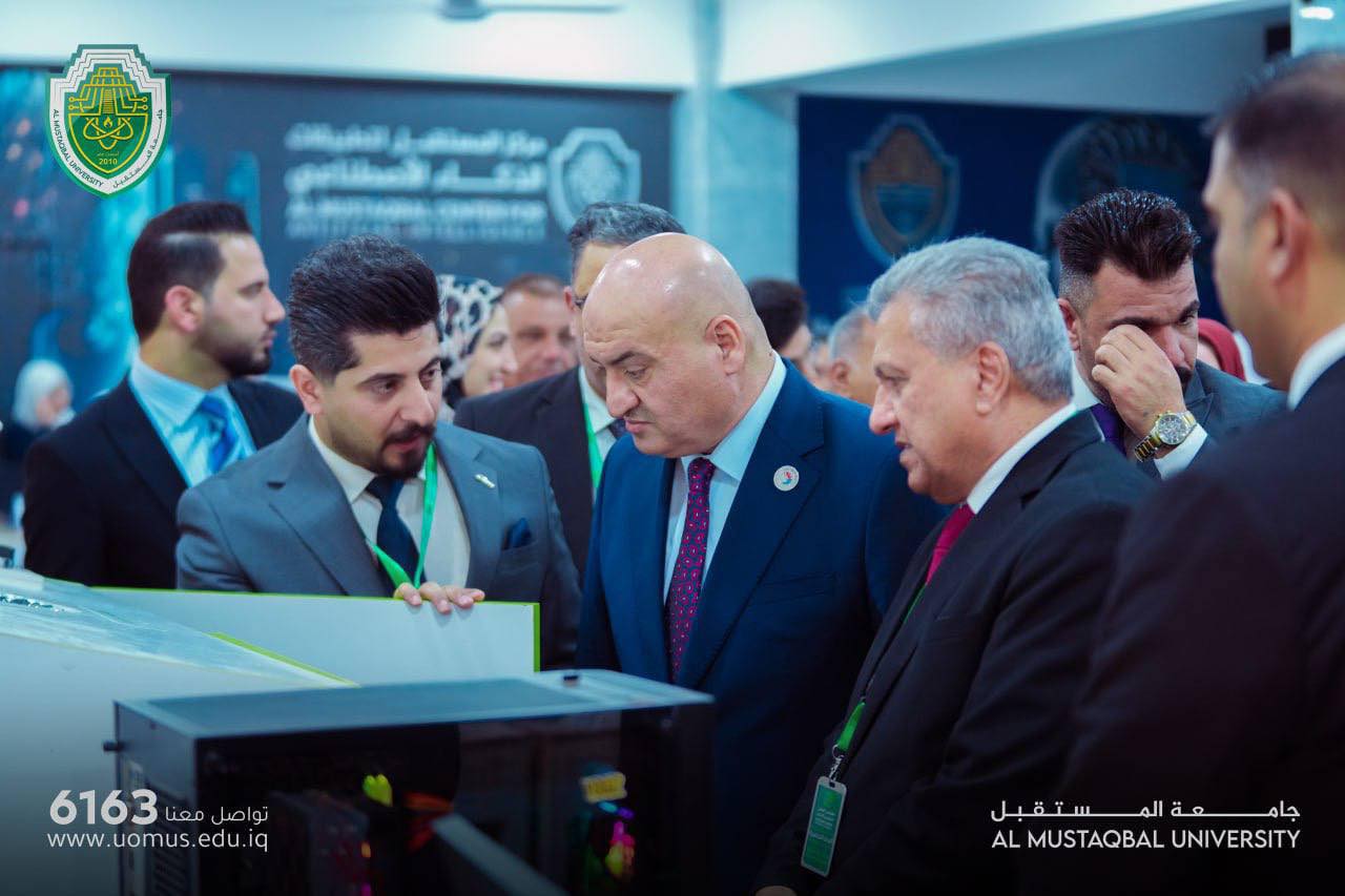 السيد وكيل الوزير لشؤون البحث العلمي يقدم كتاب شكر وتقدير لتدريسي من جامعة المستقبل لجهودهم المتميزة في انجاح ورشة (تمكين جيل الفا)