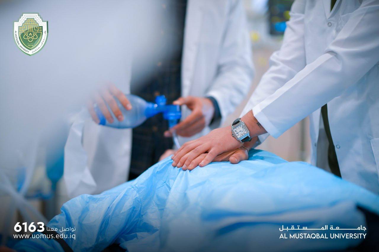 "ورشة عمل في قسم تقنيات التخدير بجامعة المستقبل تركز على الإنعاش القلبي الرئوي المتقدم"