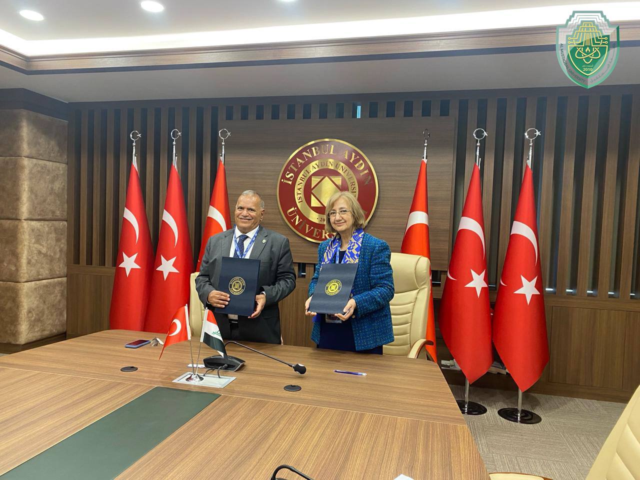 توقيع اتفاقية تعاون علمي بين جامعة المستقبل و جامعة إسطنبول ايدن التركية IAU