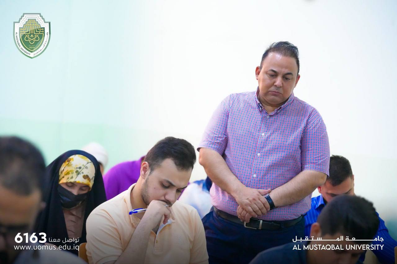 إجراء الإمتحانات المشتركة لقسم هندسة الطب الحياتي في جامعة المستقبل مع القسم المناظر في جامعة بغداد