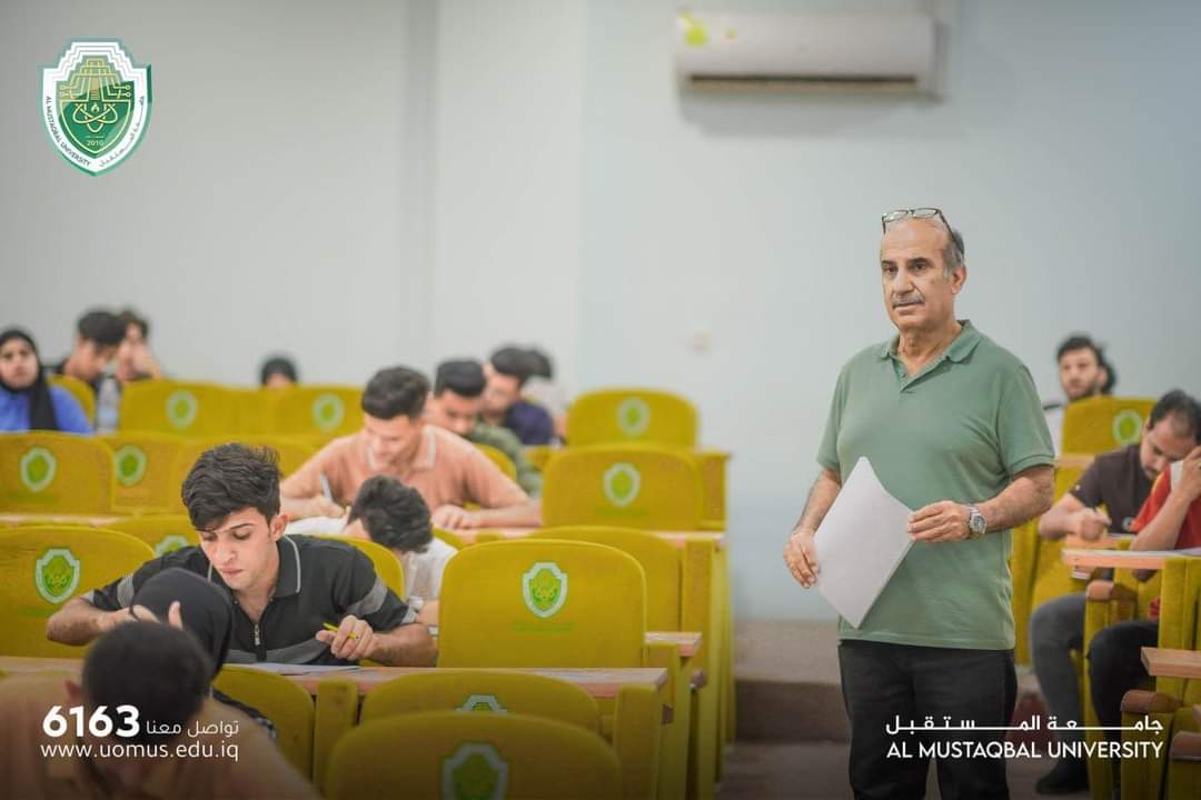 جانب من استمرار الامتحانات النهائية لطلبة المرحلة الأولى في جامعة المستقبل