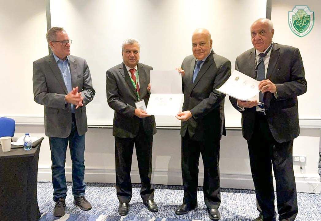 الأستاذ الدكتور نضال خضير العبادي يشارك في المؤتمر الدولي الأول لاتحاد الجامعات العربية في الأردن