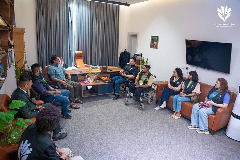 شارك موفد جامعة المستقبل ضمن زيارة المنظمة لإعداد الخطة التعاونية مع البيت العراقي للإبداع