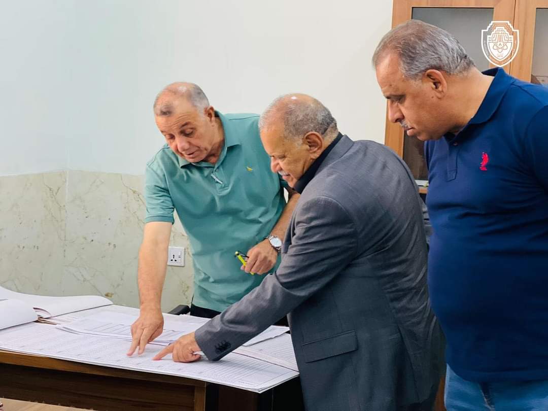 السيد رئيس جامعة المستقبل يواصل زياراته الميدانية الى اللجان الامتحانية في كليات الجامعة