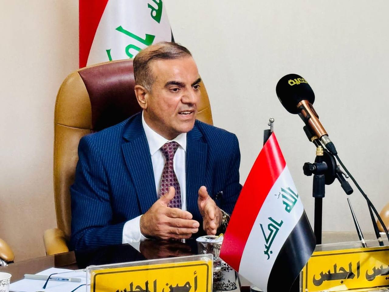 رئاسة جامعة المستقبل تهنئ الأستاذ الدكتور أمين عجيل الياسري بمناسبة توليه مهام رئاسة جامعة بابل