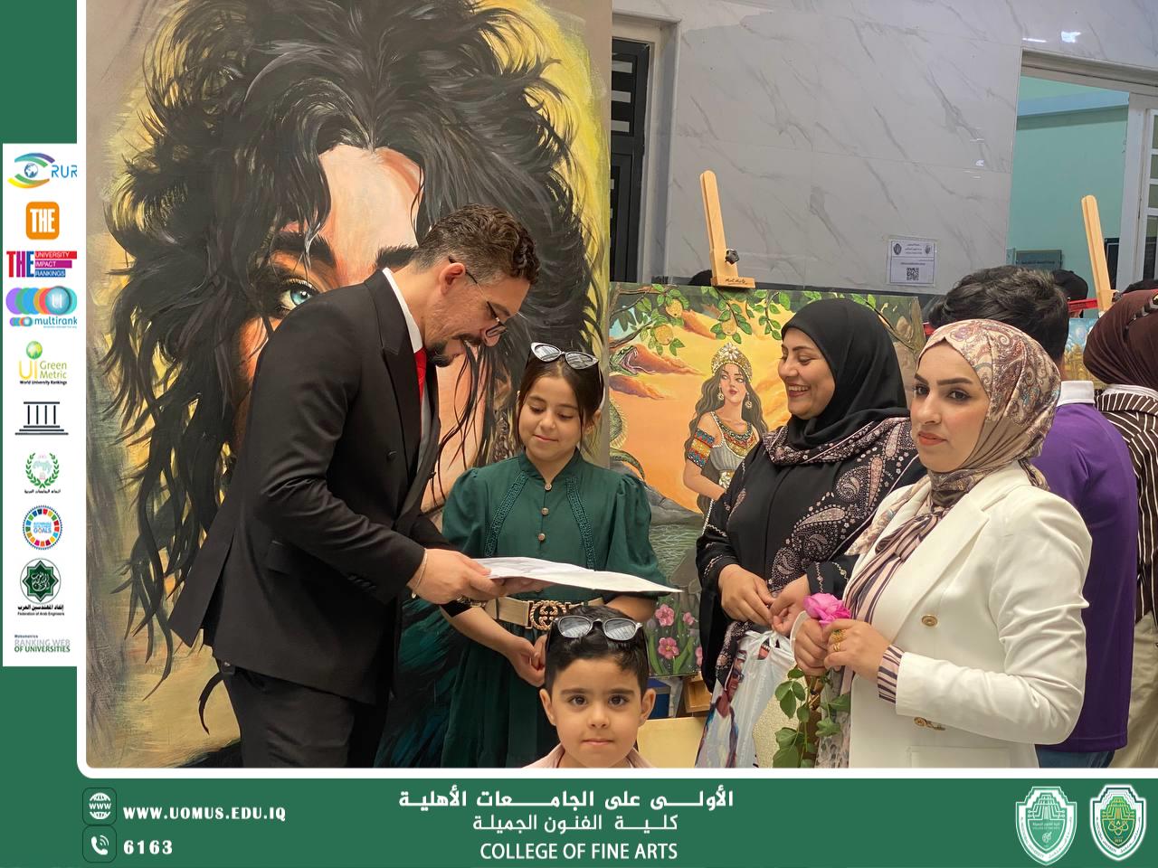 المعارض الفنية بكلية الفنون الجميلة حيث يلتقي الفن بالاستدامة..