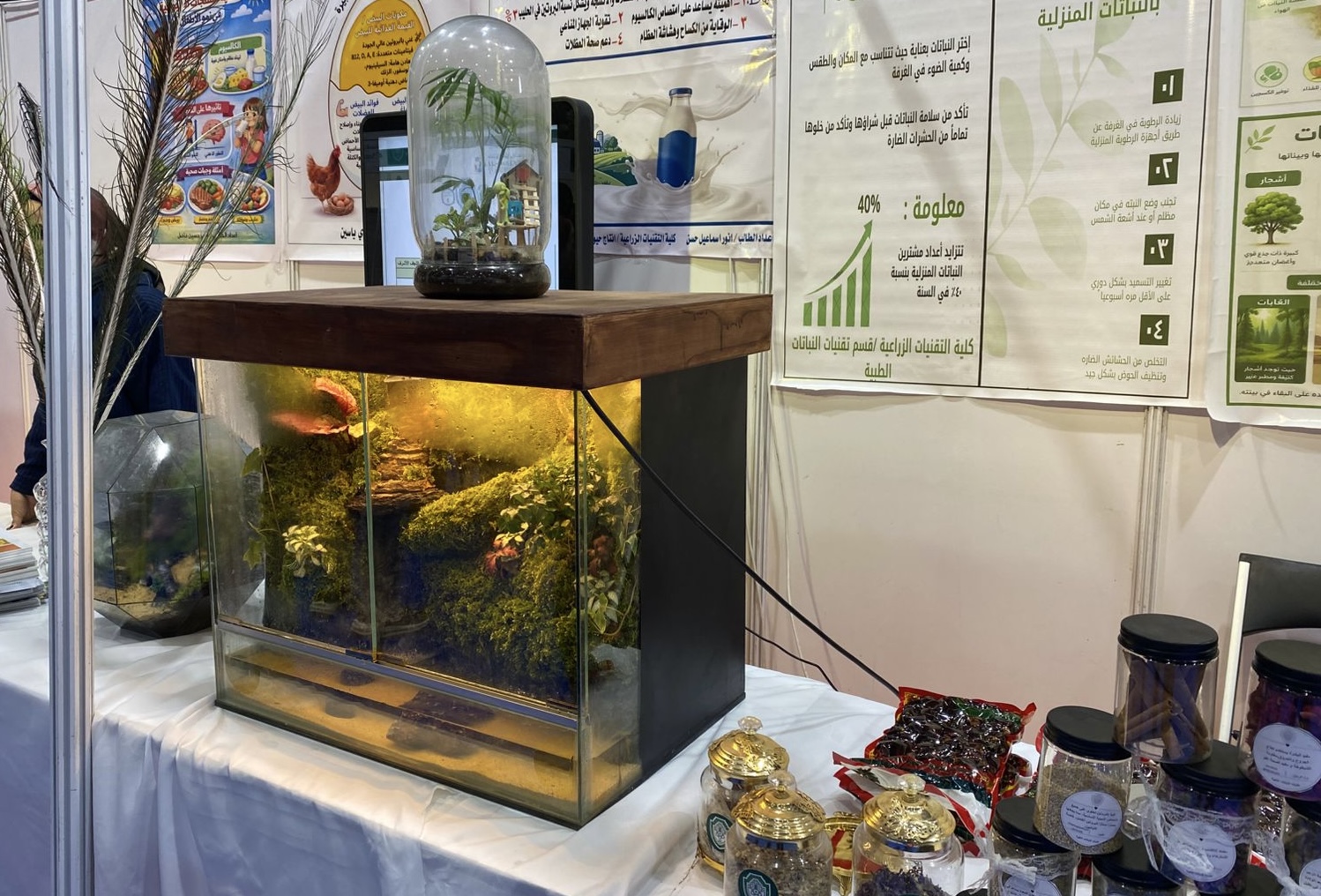 البيت الزجاجي: ابتكار طلابي لنموذج بيئي مصغّر يدمج التقنيات الزراعية الحديثة لتحقيق استدامة الموارد الطبيعية