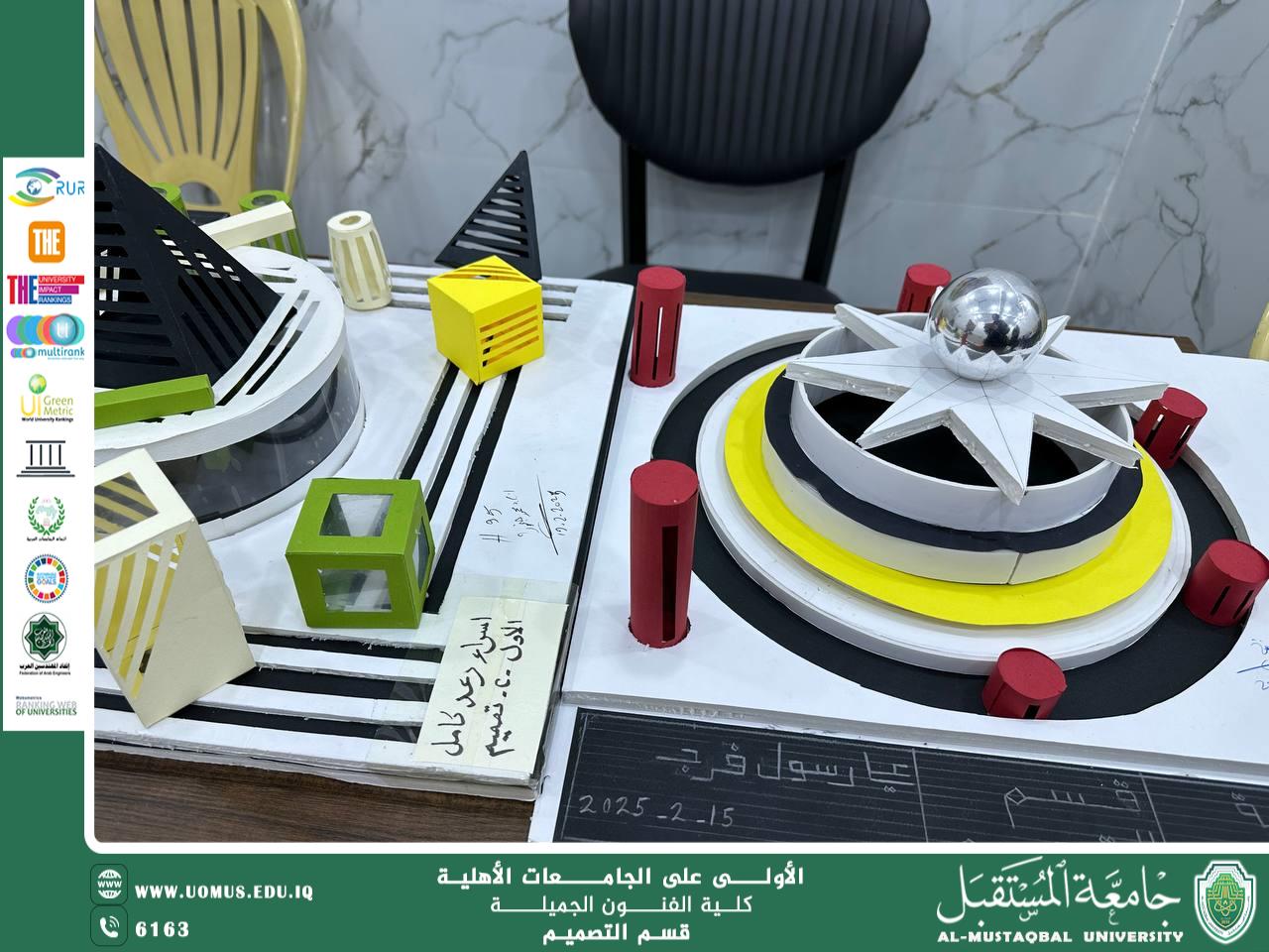 نتاجات الطلبة لمادة الورش 