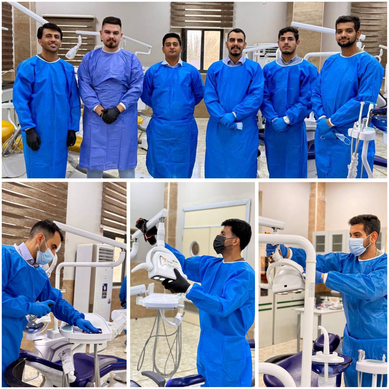 ورشة تعفير عيادة أمراض اللثة