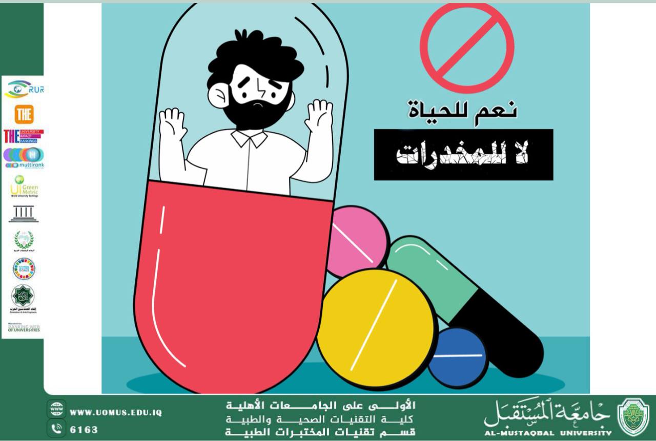 مقالة علمية للسيدة مريم نجاح هادي بعنوان مكافحة المخدرات
