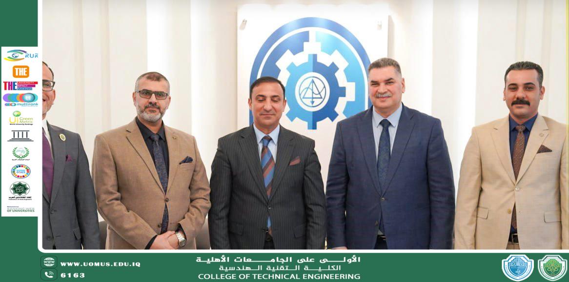 الكلية التقنية الهندسية في جامعة المستقبل تشارك في مراسم تجديد اتفاقية التوأمة والتعاون العلمي مع الجامعة التكنولوجية