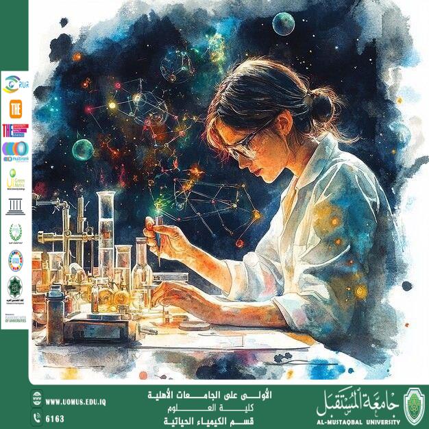 مقالة علمية للتدريسيه م.م استبرق عارف محمد بعنوان الكيمياء والصحة النفسية: التفاعلات الكيميائية وتأثيرها على العقل والسلوك البشري