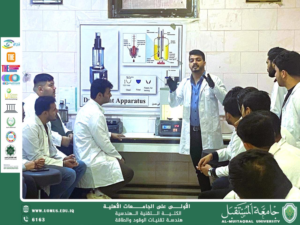Practical Lecture on the Saybolt Viscosity Tester for Petroleum and Energy Engineering Students