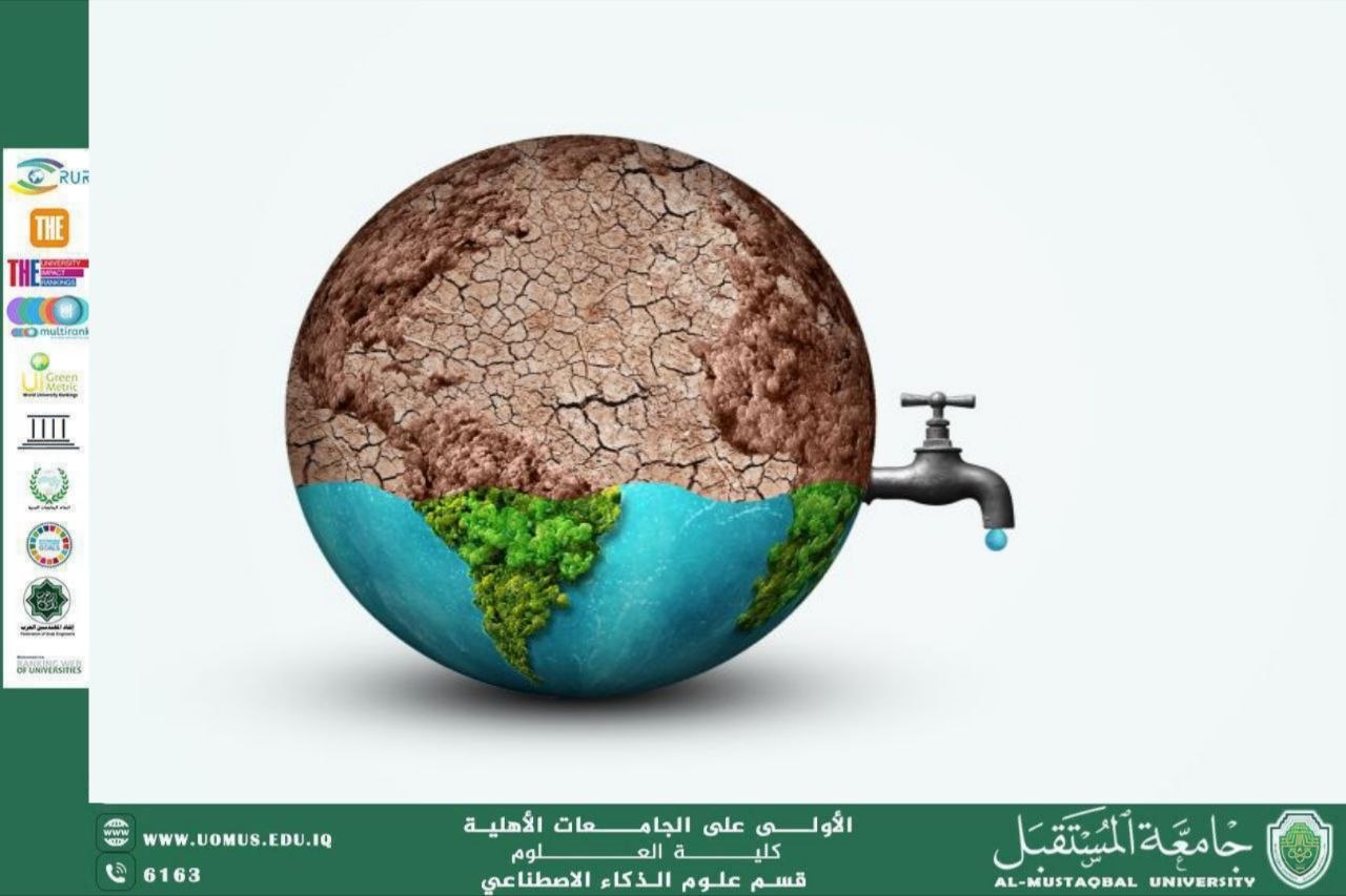 An academic article titled "Water Management in Light of Contemporary Environmental Challenges" by Lecturer Samar Hussein Hilal