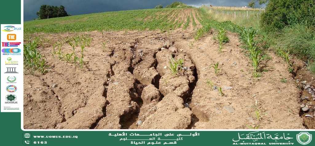 مقالة علمية للتدريسية م.م زهراء جواد كاظم بعنوان " أهمية الغطاء النباتي في حماية التربة من الانجراف"