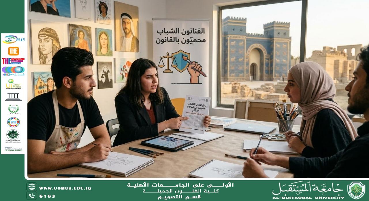 مقال بعنوان "دور القانون في حماية الفنانين الشباب " بقلم م.م منتظر حسين طارش