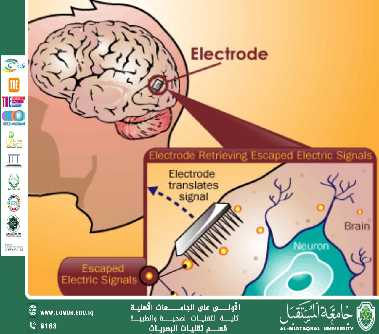 مقاله علمية للست تمارا نهاد عباس بعنوان(واجهات الدماغ والحاسوب)