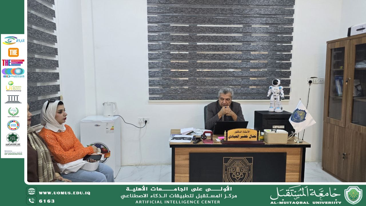 الأستاذ الدكتور نضال العبادي يشرف على مشاريع تخرج طلبة هندسة الأجهزة الطبية لتعزيز الابتكار والمهارات العلمية