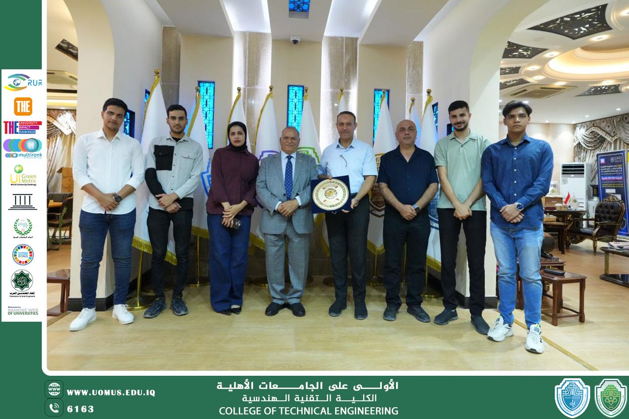 Participation of a Student Delegation from Al-Mustaqbal University in the Summer Training Program at Mansoura University – Arab Republic of Egypt