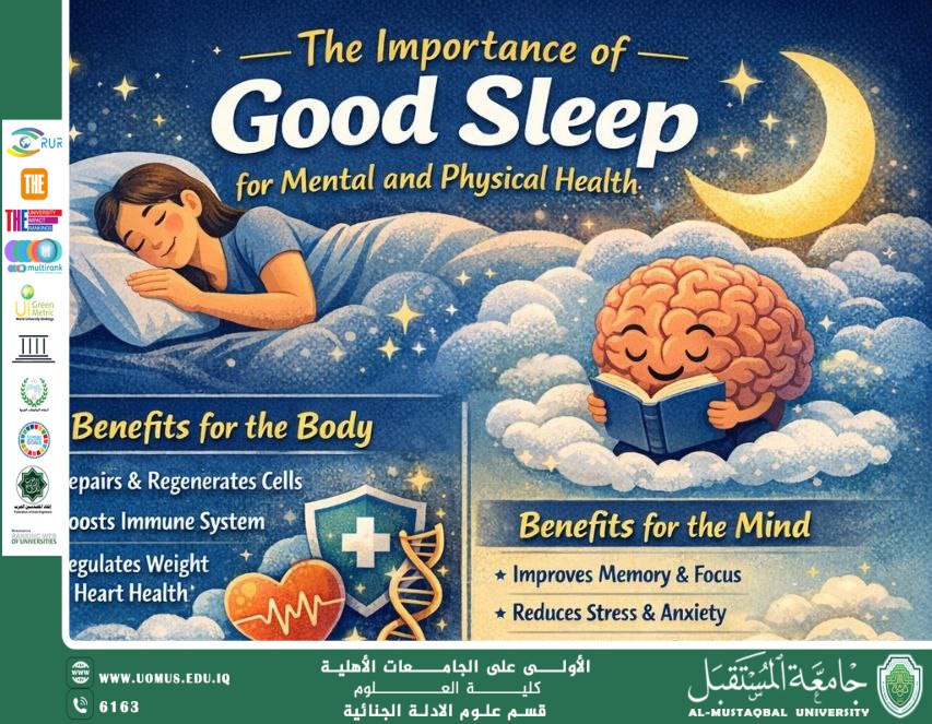 The Importance of Good Sleep for Mental and Physical Health    (Asst. Prof. Sarab Abbas Jasim)