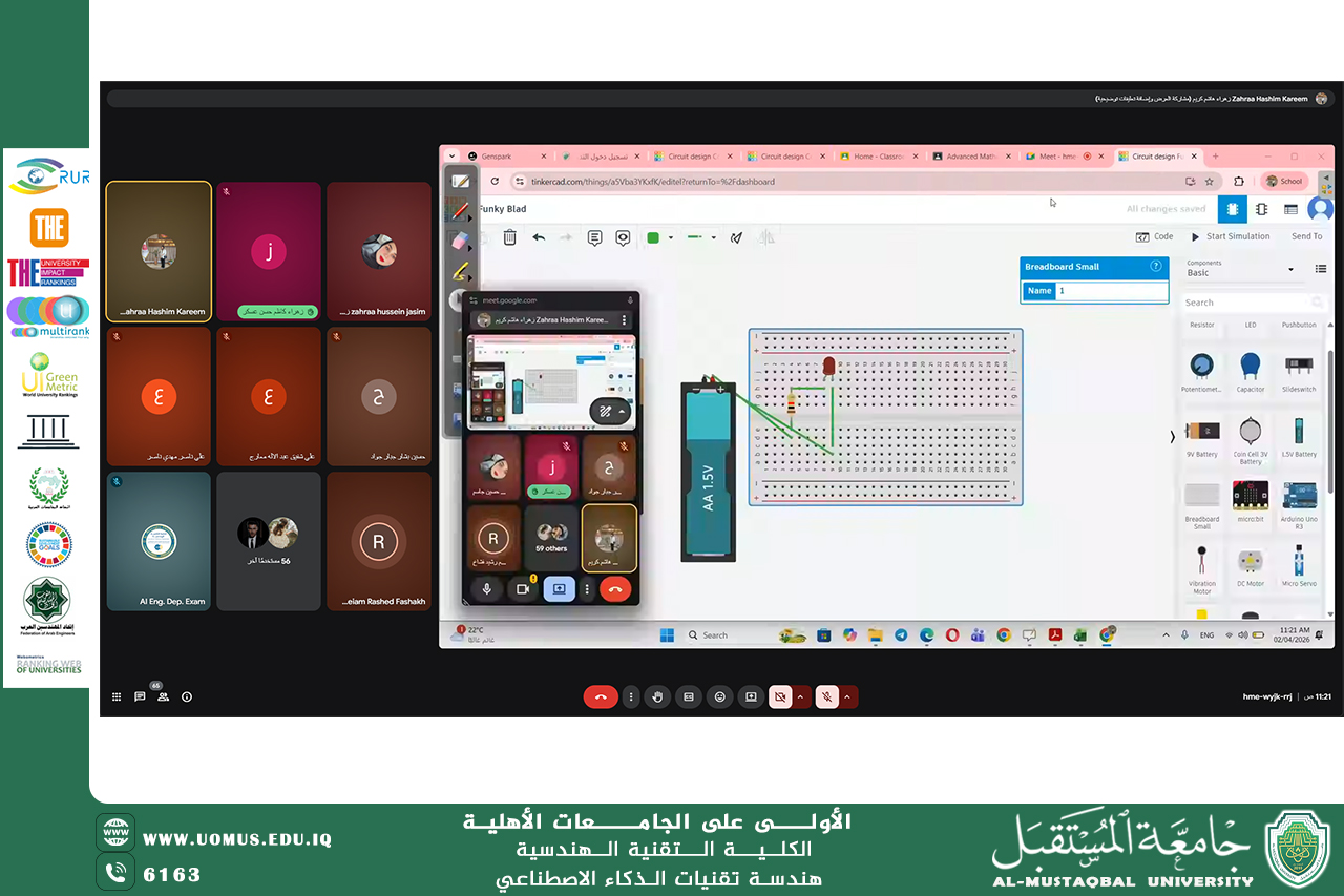 Organizing a scientific workshop on electronic laboratories in the Artificial Intelligence Engineering Technologies department