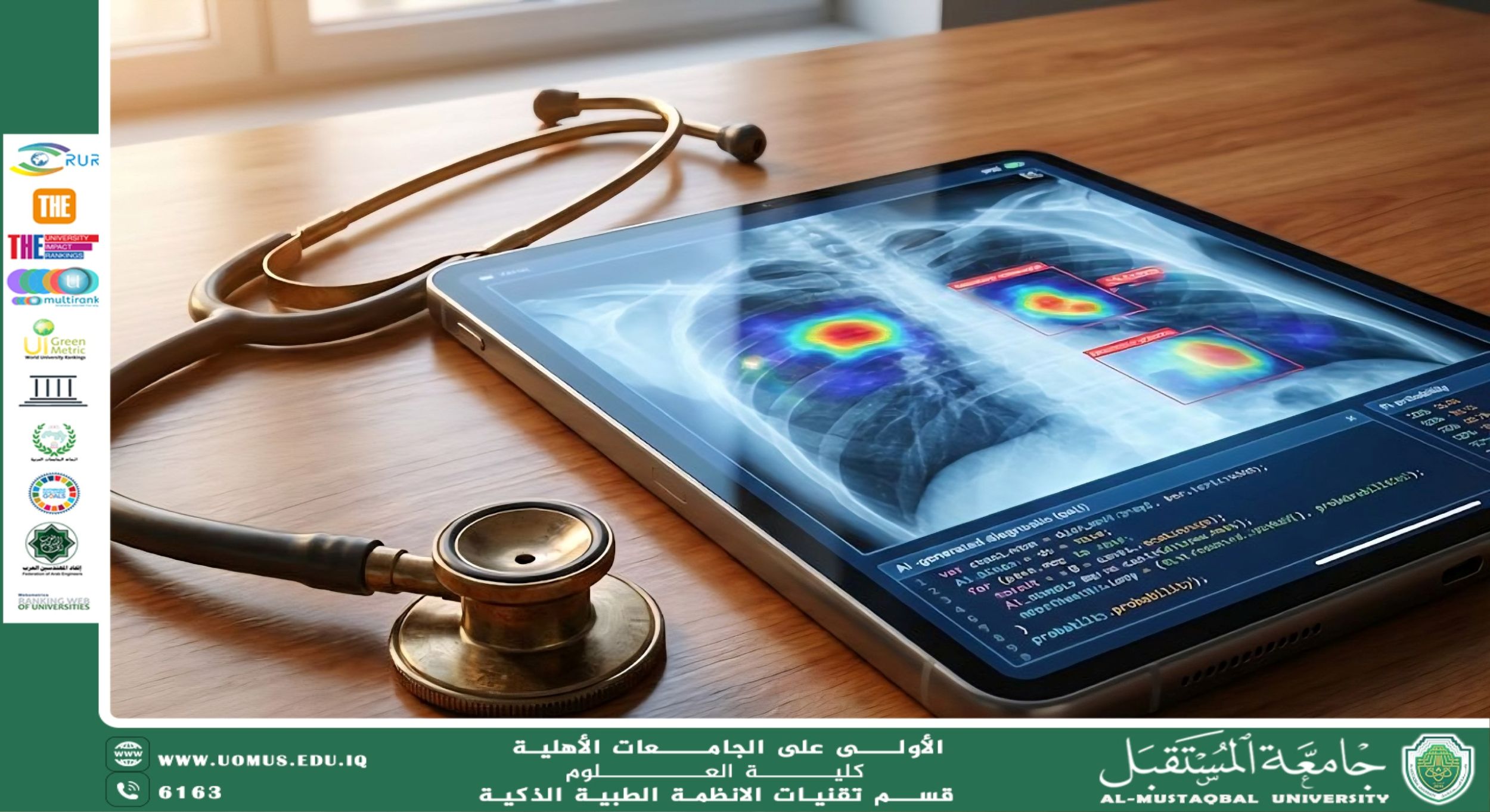 من السماعة الطبية إلى الخوارزمية: تحوّل جوهر التشخيص (م.مبرمج هدى خضير هاني )