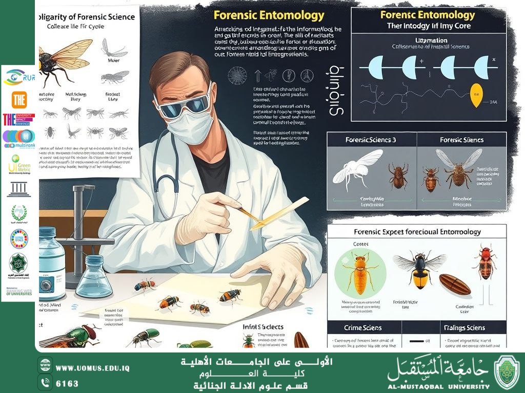 التكامل بين الطب الشرعي والحشرات الجنائية: منهج علمي تطبيقي (م.م. هويدا نزال حسين)