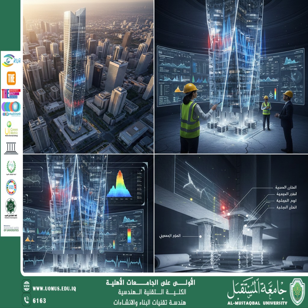 التحليل الديناميكي للمنشآت العالية تحت تأثير الزلازل.